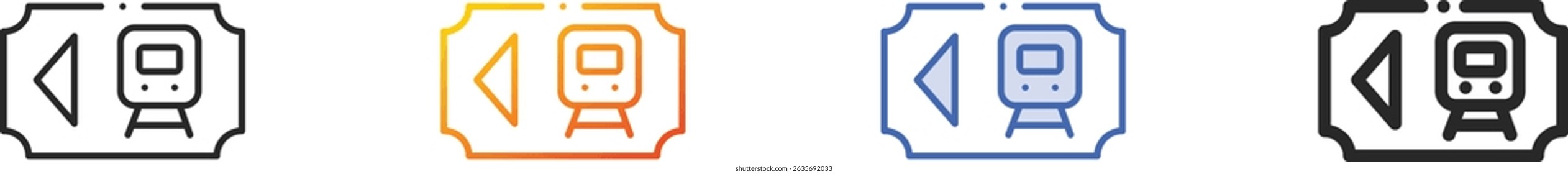 underground icon.Thin Linear, Gradient, Blue Stroke and bold Style Design Isolated On White Background