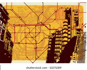 Underground Map Illustration