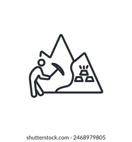 Vektorgrafik.Editable Stroke.Linear Style-Zeichen zur Verwendung Webdesign,logo.Symbol Illustration.