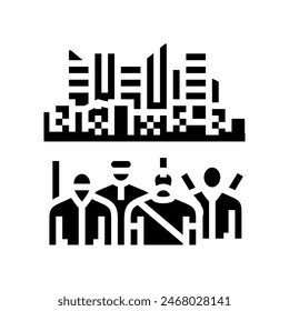 underground resistance glyph icon vector. underground resistance sign. isolated symbol illustration