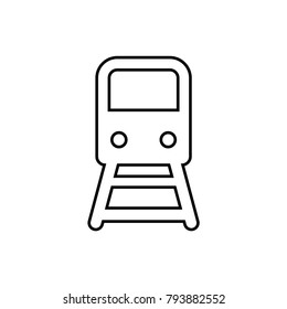 Underground train vector icon