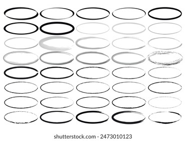 Underline icon sheet in black stroke circle