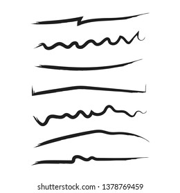 Underline Set Vector
