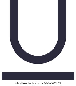 Underline Vector Icon