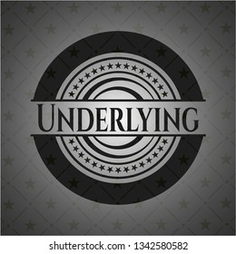 Underlying black badge