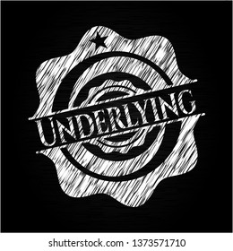 Underlying on blackboard