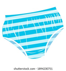 sticker of a cartoon underpants 10643665 Vector Art at Vecteezy