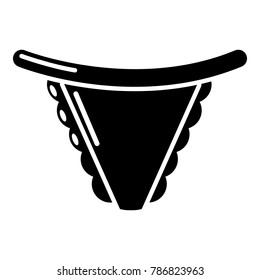Underpants classic icon. Simple illustration of underpants classic vector icon for web