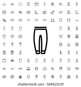 underpants icon illustration isolated vector sign symbol