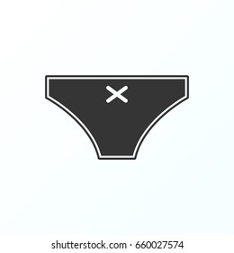 Underpants  icon illustration isolated vector sign symbol