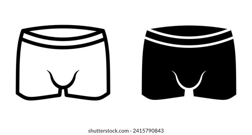 Underpants icon. symbol for mobile concept and web design. vector illustration