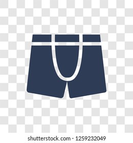 Underpants icon. Trendy Underpants logo concept on transparent background from Clothes collection