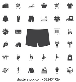 Underpants icon. Universal Shop set of icons for web and mobile