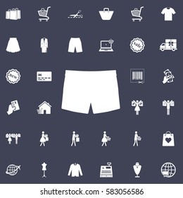 Underpants icon of vector illustration