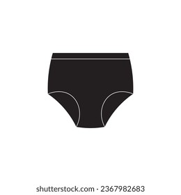 underpants icon vector illustration logo design