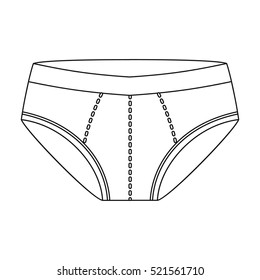 Underpants icon of vector illustration for web and mobile