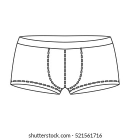 Underpants icon of vector illustration for web and mobile
