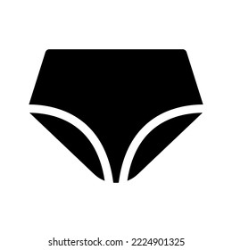 Underpants Icon Vector Symbol Design Illustration