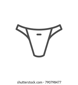Underpants line icon
