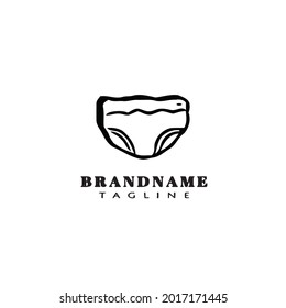 underpants logo icon design template modern vector illustration