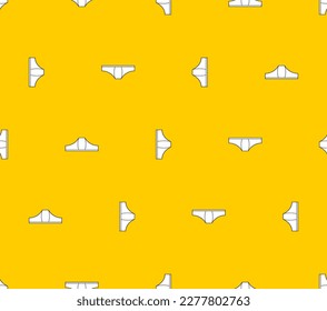 El patrón del hombre de los calzoncillos no tiene fisuras. Antecedentes de los calzoncillos de los hombres. Textura vectorial