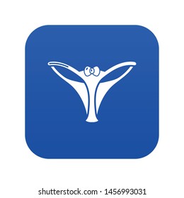 Underpants string icon. Simple illustration of underpants string vector icon for web