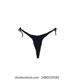 Unterhosen Unterwäsche Logo Symbol Zeichen Doodle Design