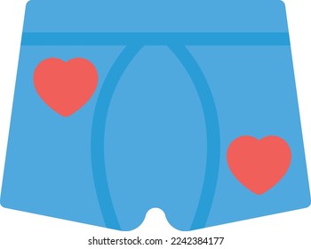 underpants Vector illustration on a transparent background. Premium quality symmbols. Line Color vector icons for concept and graphic design.