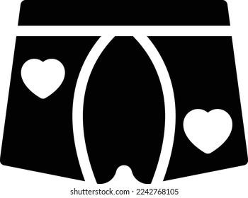 underpants  Vector illustration on a transparent background. Premium quality symmbols. Glyphs vector icons for concept and graphic design. 

