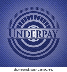 Underpay jean background. Vector Illustration. Detailed.