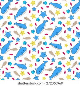 undersea seamless pattern