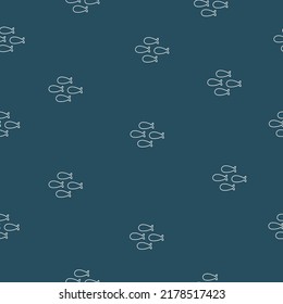 undersea seamless pattern with cartoon fish. Colorful vector flat for kids. hand drawing. baby design for fabric, print, wrapper, textile