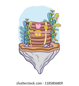 Undersea treasure chest