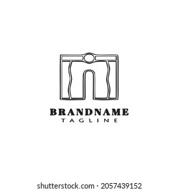 undershirt and underwear logo icon design template modern vector illustration
