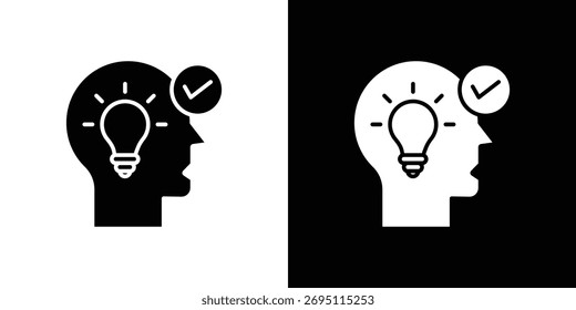 Entender el concepto de icono. icono de silueta.