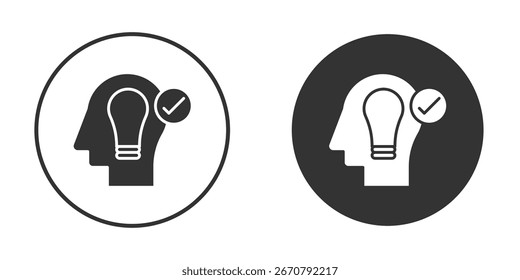 Entender el icono en versiones planas minimalistas modernas