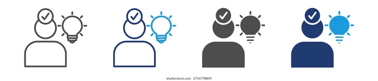 Entender el conjunto de iconos de varios estilos