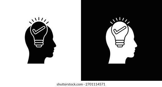 Comprender el Vector de silueta de icono en colores negros. estilo de diseño de logotipo de símbolo plano