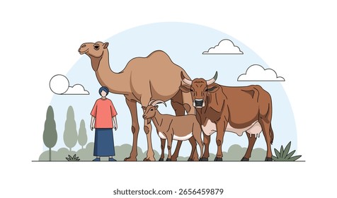 Understanding animal sizes relative to a person discovering the diversity of mammals on earth