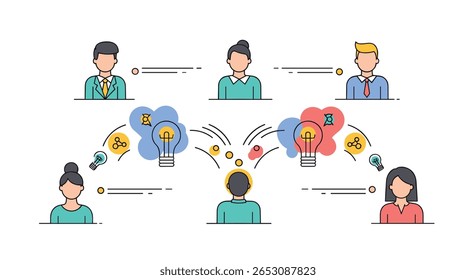 Understanding Collaborative Idea Generation and Knowledge Sharing Among Diverse Individuals