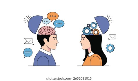 Comprender los métodos de comunicación intercambiar ideas ideas compartir ideas conceptos de colaboración