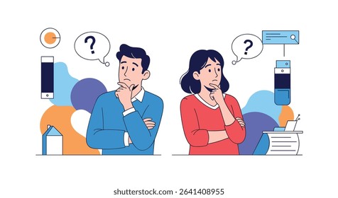 Understanding Confused People Trying to Solve an Issue Together on the Internet