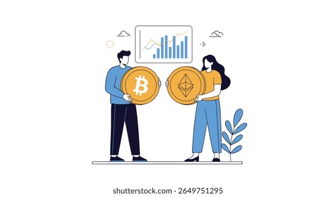 Compreender os investimentos em criptomoedas e os mercados financeiros em uma era digital