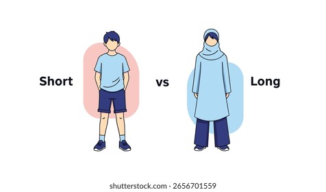 Understanding the Differences Between Short and Long Clothing Styles for Various Occasions