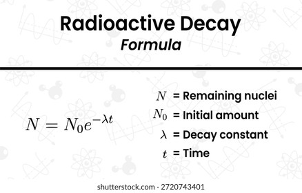 Compreender a relação matemática fundamental que rege o processo de decaimento radioativo durante um período especificado