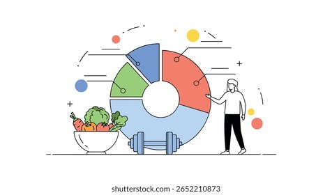 Understanding Healthy Lifestyle Choices Through Visual Data Analysis and Balanced Nutrition