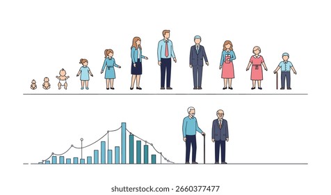Understanding human development through the different stages of life and aging trends