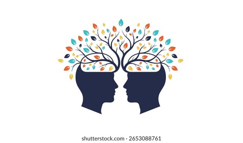 Compreendendo a mente humana e os processos cognitivos por meio da representação visual de ideias e crescimento compartilhados