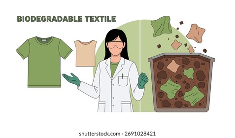 Entendendo a ciência da decomposição sustentável de tecido ecologicamente correto