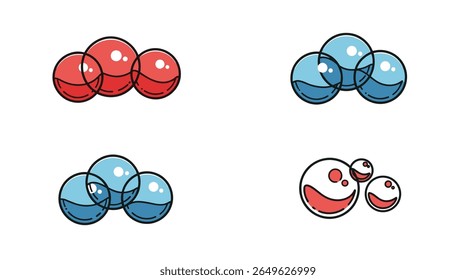 Understanding the scientific basis of atoms and their interactions through visual representations of molecular structures and their components